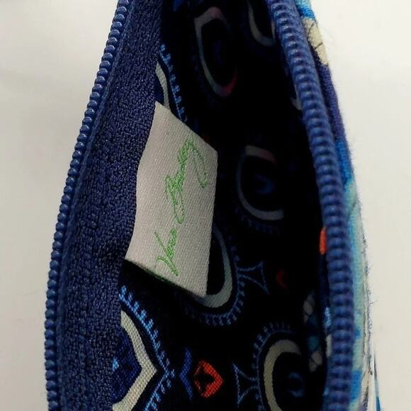 Vera Bradley ID Card Coin Holder with Keychain Quilted - Picture 4 of 4